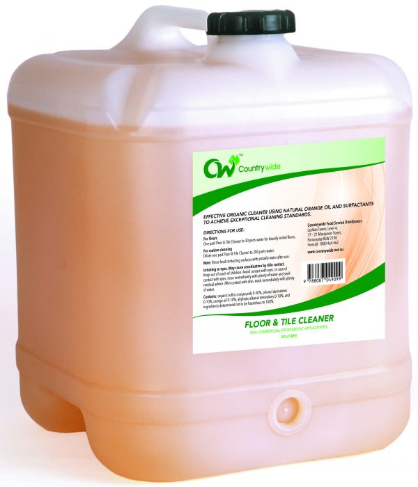 Floor & Tile Cleaner with Natural Orange Oil 20L