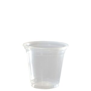 PLASTIC RECTANGLE DESSERT CUPS 120ML - 10PC