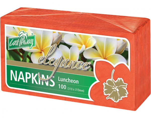 Napkin Lunch Red