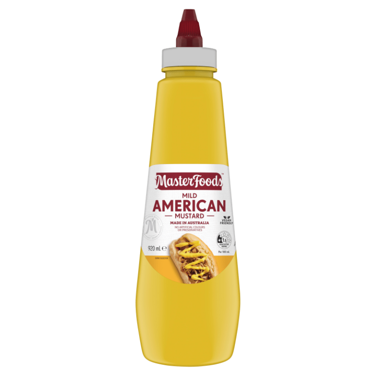MASTERFOODS AMERICAN MUSTARD 920ML Brentcorp Foodservice & Bulk Barn