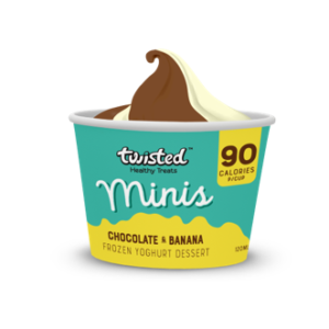 TWISTED CHOCOLATE & BANANA FROZEN YOGHURT 36PC