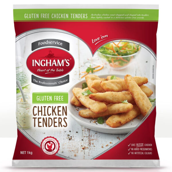 **INGHAMS BREAST TENDERS 1KG GF