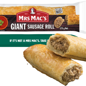 MRS MACS GIANT SAUSAGEROLL 175G 24PC
