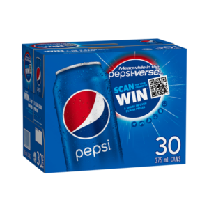 SCHWEPPES PEPSI 375ML CANS 30PC