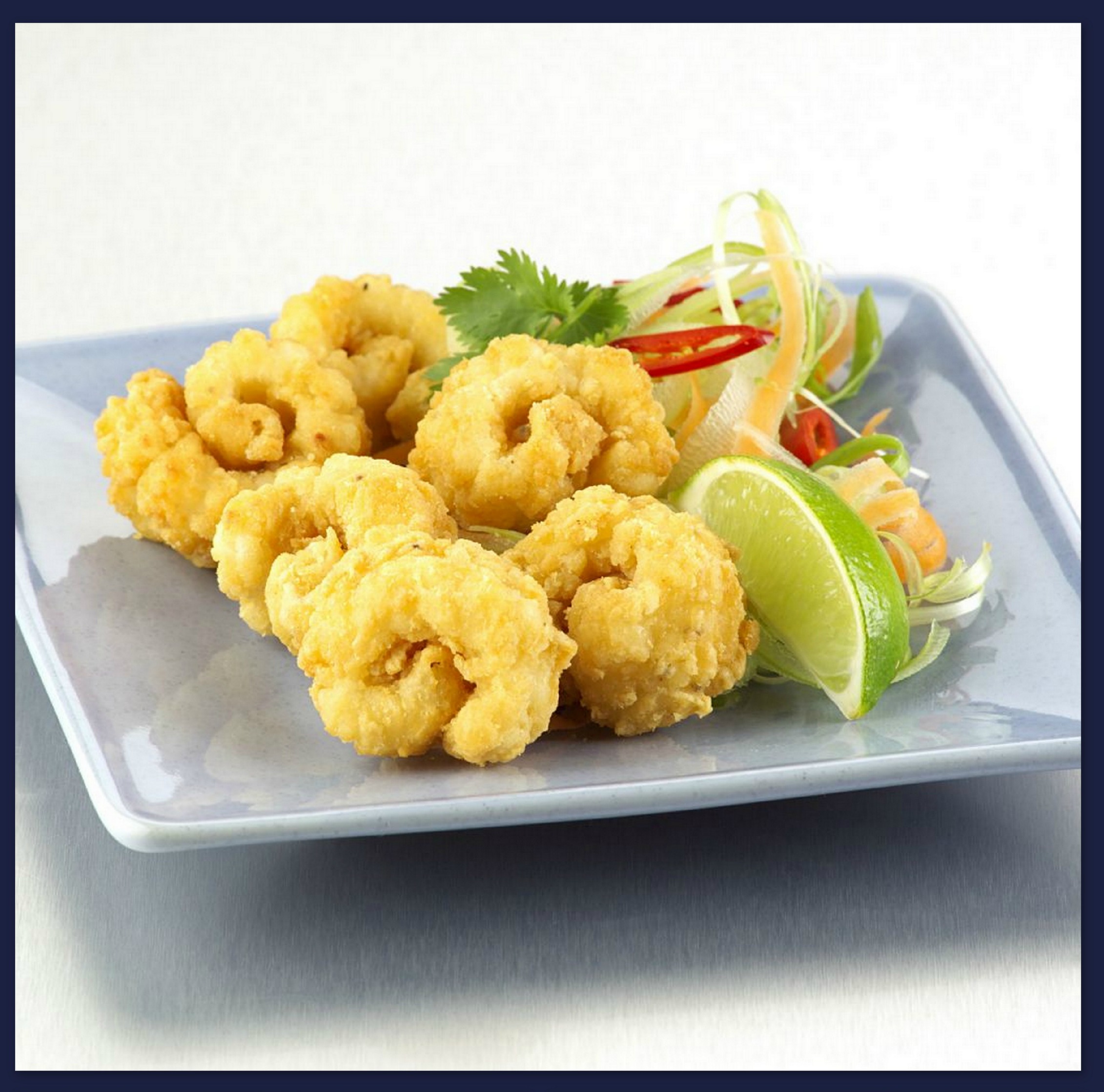 PACIFIC WEST (8003) SALT & PEPPER SQUID 1KG - Brentcorp Foodservice