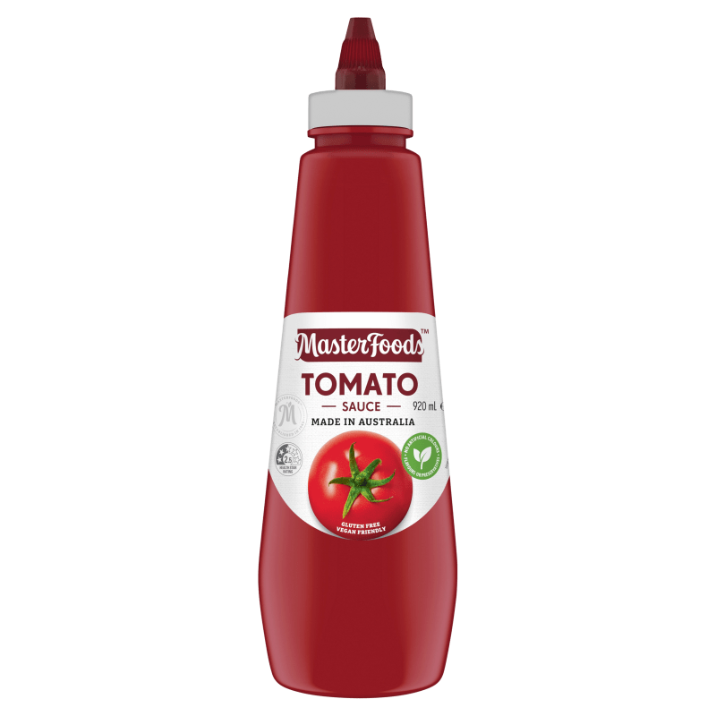 TOMATO SAUCE MASTERFOODS 920ML Brentcorp Foodservice & Bulk Barn