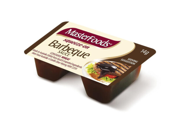 BBQ SAUCE - MASTERFOODS  PORTION CONTROL 100PC