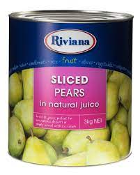 Sliced Pears