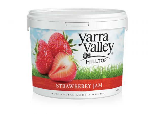 YARRA VALLEY STRAWBERRY JAM 2.5KG