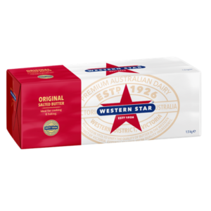 WESTERN STAR SALTED BUTTER 1.5KG