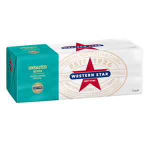 WESTERN STAR UNSALTED BUTTER 1.5KG