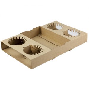 FPA Cardboard 4 Cup Holder 100pc