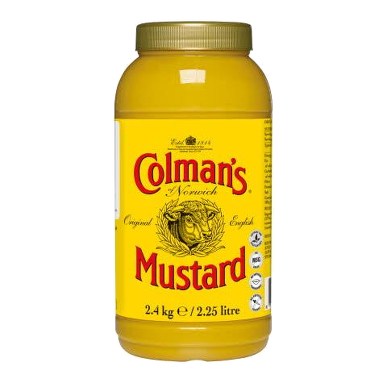 Coleman's English Mustard 2.25L Brentcorp Foodservice & Bulk Barn