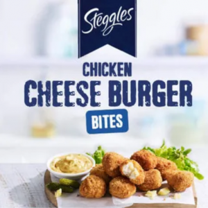 Steggles Chicken Cheese Burger Bites 1kg