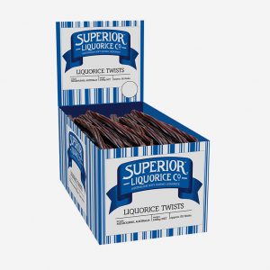 Superior Liquorice Twists Black 112pc