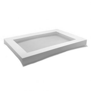 White Catering Tray Lid Small