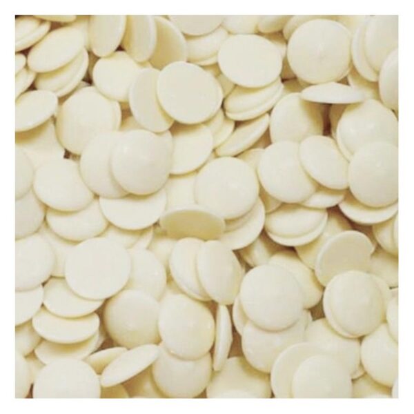 WHITE CHOCOLATE BUTTONS 1KG