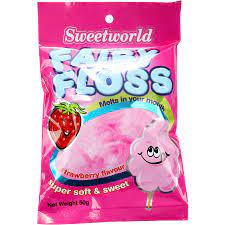 Strawberry Fairy Floss 50g