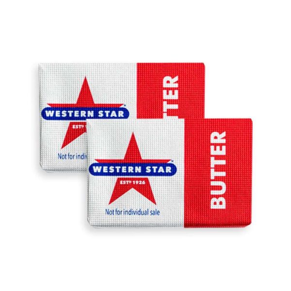 WESTERN STAR FOIL BUTTER PORTIONS 20PC