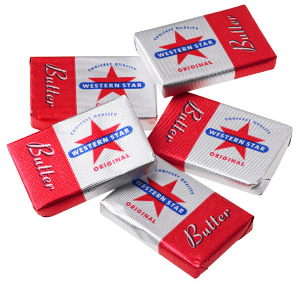 WESTERN STAR FOIL BUTTER PORTIONS 200PC
