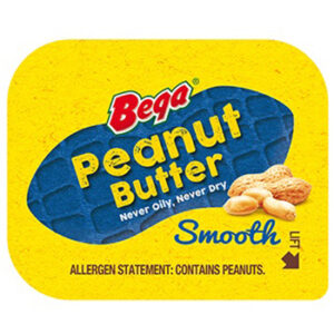 BEGA PEANUT BUTTER PORTIONS 50PC