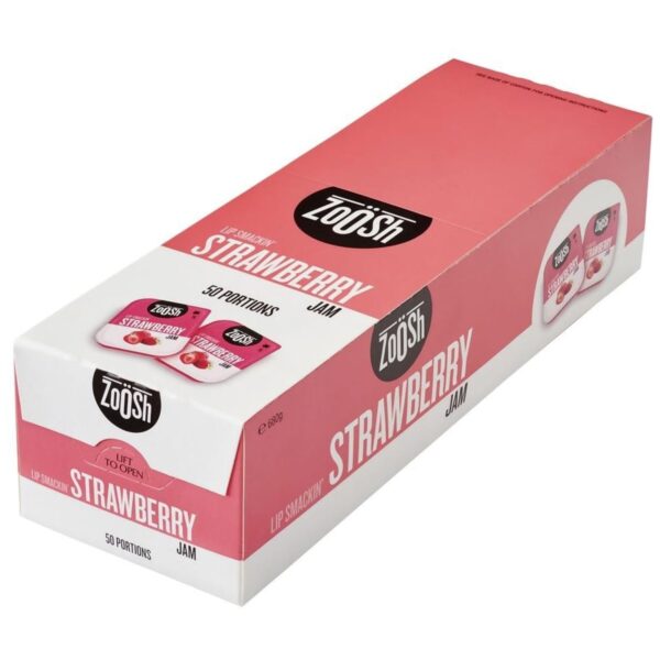 ZOOSH STRAWBERRY JAM PORTIONS 50PC