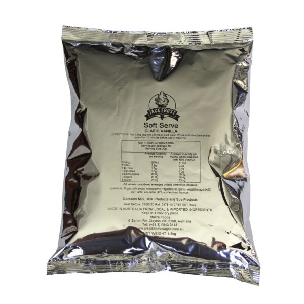 ARKADIA JACK FROST VANILLA SOFT SERVE POWDER 1.5KG