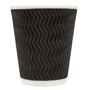 12oz Black Cup