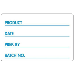 Batch Number Labels