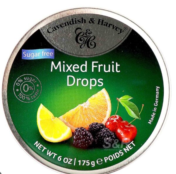 Mixed Fruit Drops Sugar Free