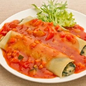 Spinach Ricotta Cannelloni