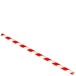 Red Stripe Straw