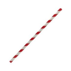 Red Stripe Straw