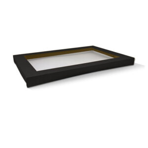 Black Catering Tray Medium Plus Lid